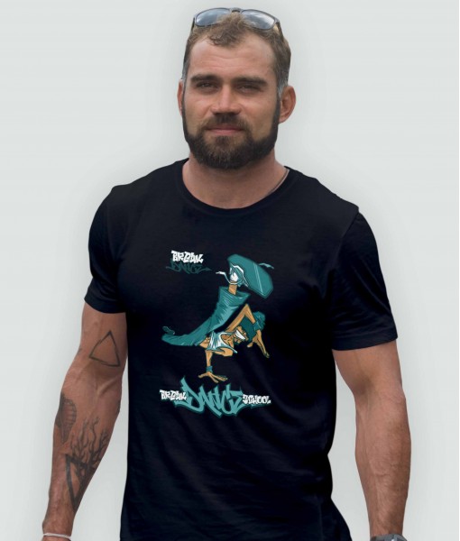 Мъжка тениска с щампа Арт Break dancer - TShirtArtShop.com